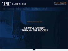 Tablet Screenshot of cambridgepatents.com